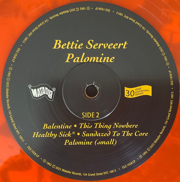 Bettie Serveert - Palomine | Matador (OLE-1928-LP) - 3