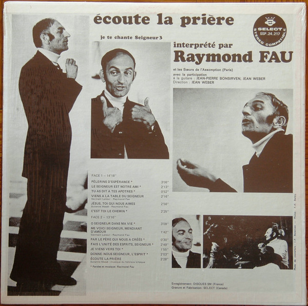 Raymond Fau - Écoute La Prière | Select (SSP-24.217) - 2 Raymond Fau - Écoute La Prière | Select (SSP-24.217) - 2