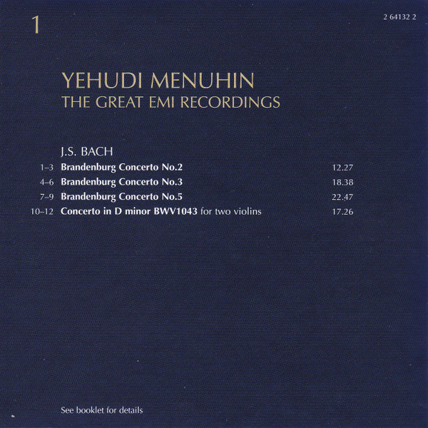 Yehudi Menuhin - The Great EMI Recordings CD BOX SET | EMI Classics (50999 2 64131 2 9) - 4 Yehudi Menuhin - The Great EMI Recordings CD BOX SET | EMI Classics (50999 2 64131 2 9) - 4