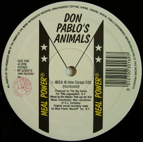 Don Pablo's Animals - Ibiza III | Meal Power (MP 875467-6)