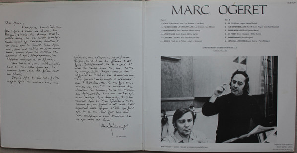 Marc Ogeret - Rencontres | Disques Vogue (SLD. 839) - 2