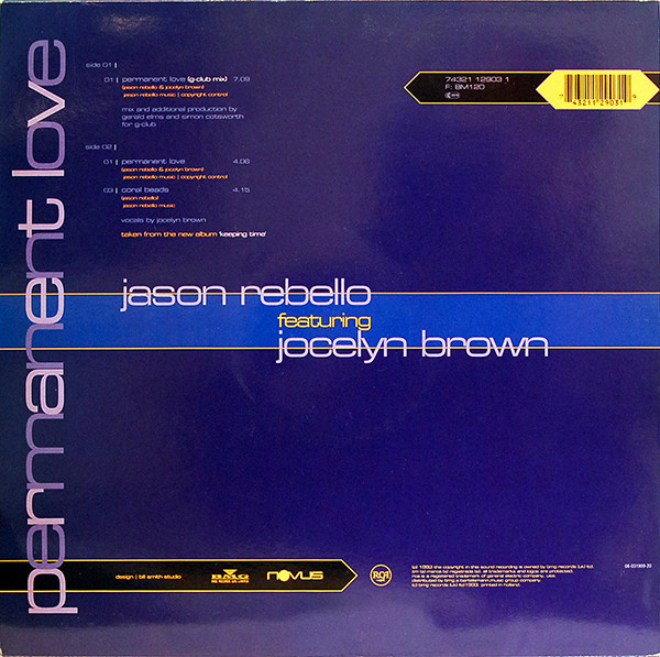 Jason Rebello Featuring Jocelyn Brown - Permanent Love | Novus (74321 12903-1) - main