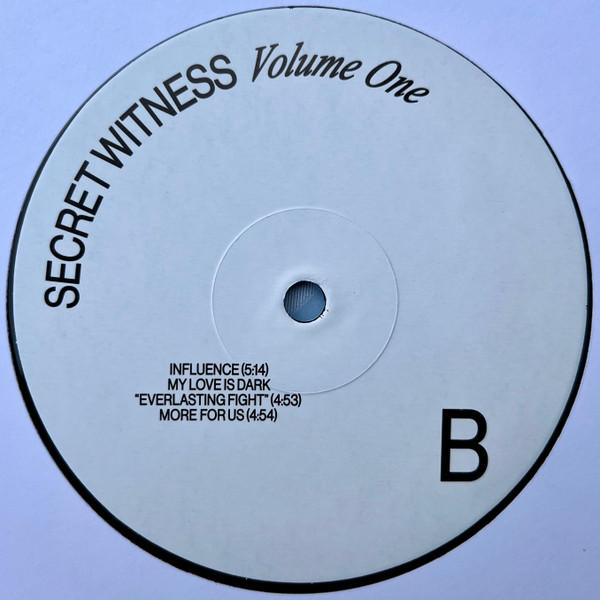 Secret Witness - Volume One | Bienvenue Recordings (BIENV003) - 2