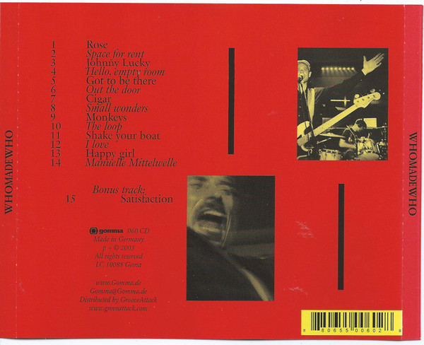 WhoMadeWho - WhoMadeWho | Gomma (Gomma 060 CD) - 4