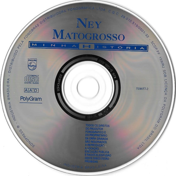 Ney Matogrosso - Minha História (14 Sucessos) | Philips (518657-2) - 3