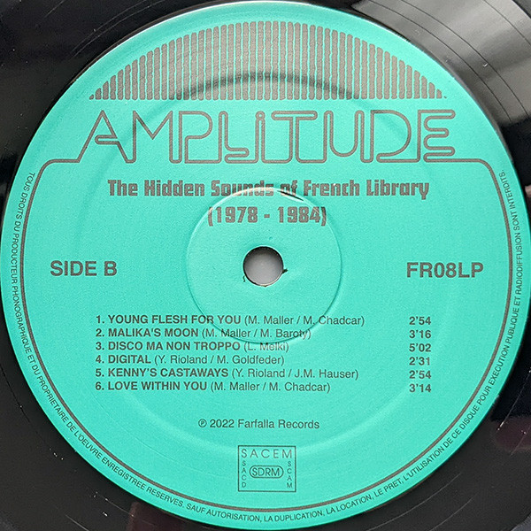 Various - Amplitude - The Hidden Sounds Of French Library (1978 - 1984) | Farfalla Records (FR08LP) - 4 Various - Amplitude - The Hidden Sounds Of French Library (1978 - 1984) | Farfalla Records (FR08LP) - 4