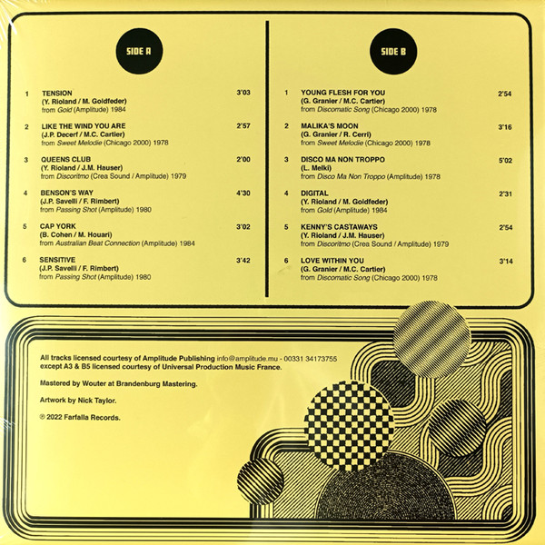 Various - Amplitude - The Hidden Sounds Of French Library (1978 - 1984) | Farfalla Records (FR08LP) - 2 Various - Amplitude - The Hidden Sounds Of French Library (1978 - 1984) | Farfalla Records (FR08LP) - 2
