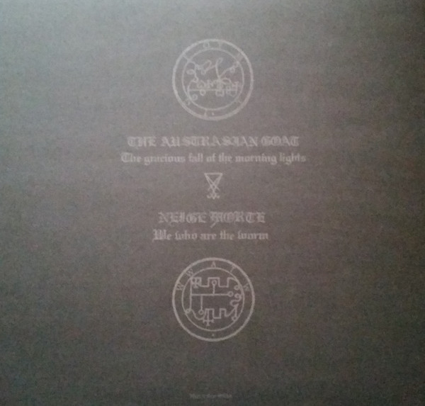 The Austrasian Goat / Neige Morte - The Austrasian Goat / Neige Morte | Music Fear Satan (MUF014) - 2 The Austrasian Goat / Neige Morte - The Austrasian Goat / Neige Morte | Music Fear Satan (MUF014) - 2