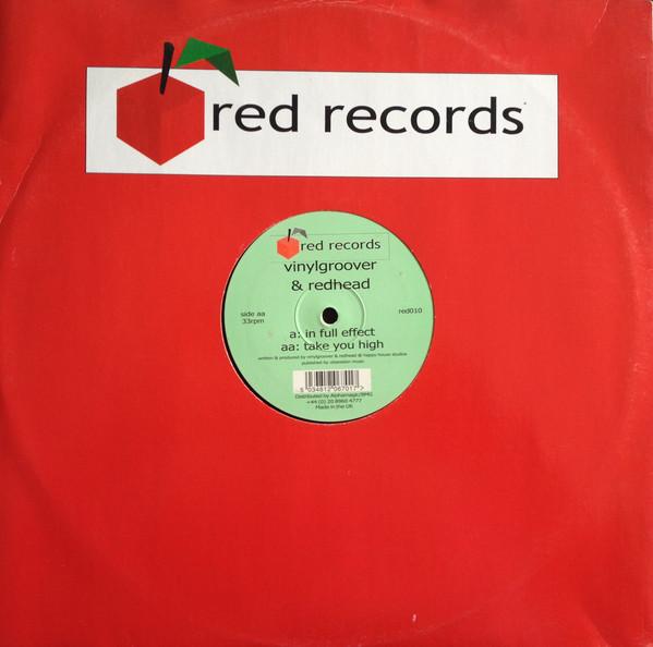 Vinylgroover & The Red Hed - In Full Effect / Take You High | Red Records (RED010) - main