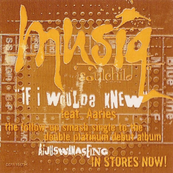 Musiq Soulchild Feat. Aaries - If I Woulda Knew | Def Soul (DEFR 15473-1) - 3