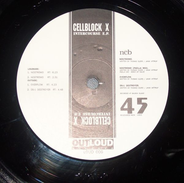 Cellblock X - Intercourse E.P. | Outloud Records (LOUD 006) - 4