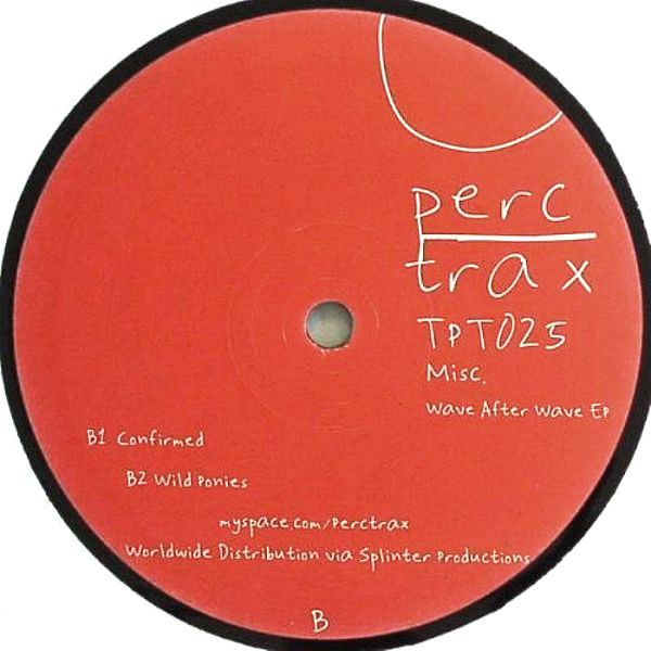 Misc. - Wave After Wave EP | Perc Trax (TPT025) - 2