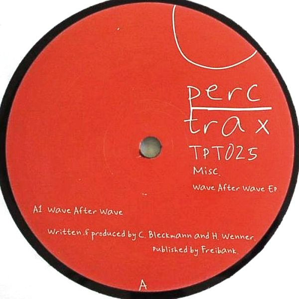 Misc. - Wave After Wave EP | Perc Trax (TPT025) - main