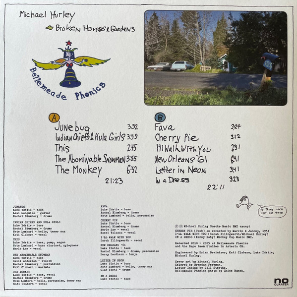 Michael Hurley - Broken Homes And Gardens | No Quarter (NOQ099-1) - 2