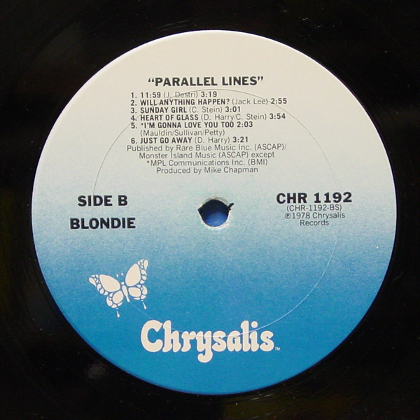 Blondie - Parallel Lines | Chrysalis (CHR 1192) - 4 Blondie - Parallel Lines | Chrysalis (CHR 1192) - 4