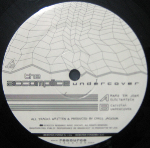 The Accomplice - Undercover | Resource Records (RESO-008) - main The Accomplice - Undercover | Resource Records (RESO-008) - main