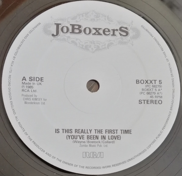JoBoxers - Is This Really The First Time | RCA (BOXXT 5) - 3