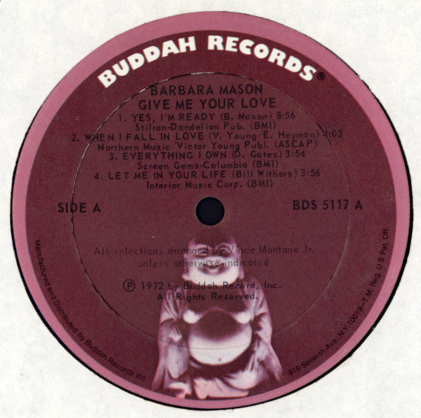 Barbara Mason - Give Me Your Love | Buddah Records (BDS 5117) - 3 Barbara Mason - Give Me Your Love | Buddah Records (BDS 5117) - 3