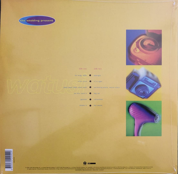 The Wedding Present - Watusi | Island Records (UMCLP042) - 2 The Wedding Present - Watusi | Island Records (UMCLP042) - 2