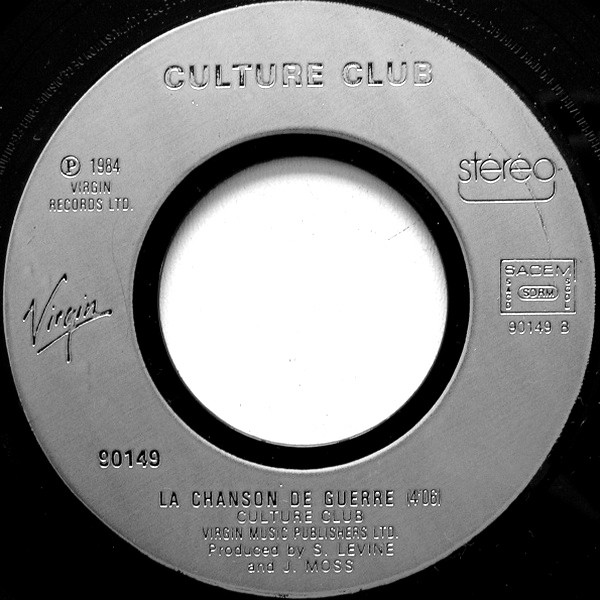 Culture Club - The War Song | Virgin (90149) - 4
