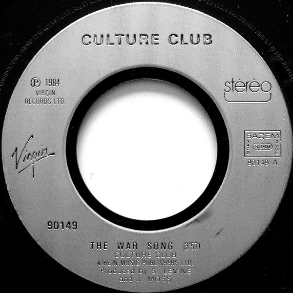 Culture Club - The War Song | Virgin (90149) - 3