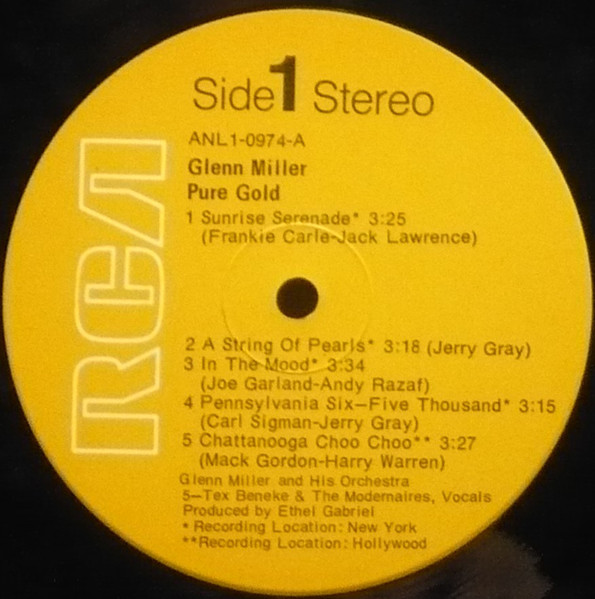 Glenn Miller - Pure Gold [Vinyl] | RCA (ANL1-0974(e)) - 2