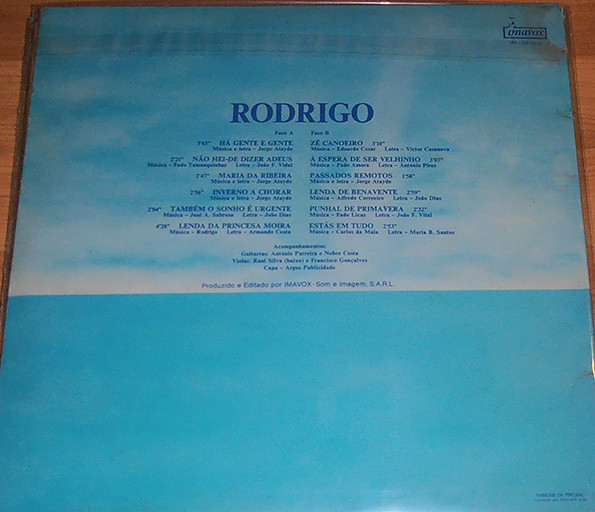Rodrigo - Há Gente E Gente | Imavox (IM - 30 005) - 2 Rodrigo - Há Gente E Gente | Imavox (IM - 30 005) - 2