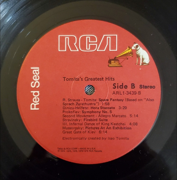 Tomita - Tomita's Greatest Hits | RCA Red Seal (ARL1-3439) - 4 Tomita - Tomita's Greatest Hits | RCA Red Seal (ARL1-3439) - 4