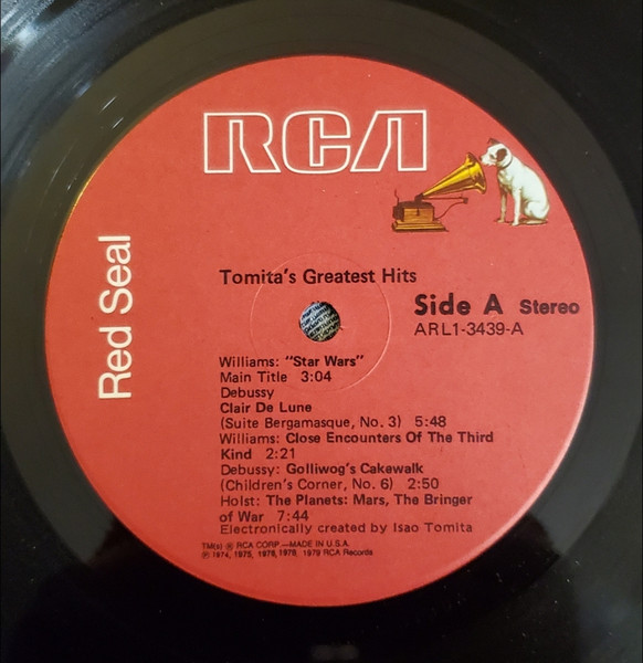 Tomita - Tomita's Greatest Hits | RCA Red Seal (ARL1-3439) - 3 Tomita - Tomita's Greatest Hits | RCA Red Seal (ARL1-3439) - 3