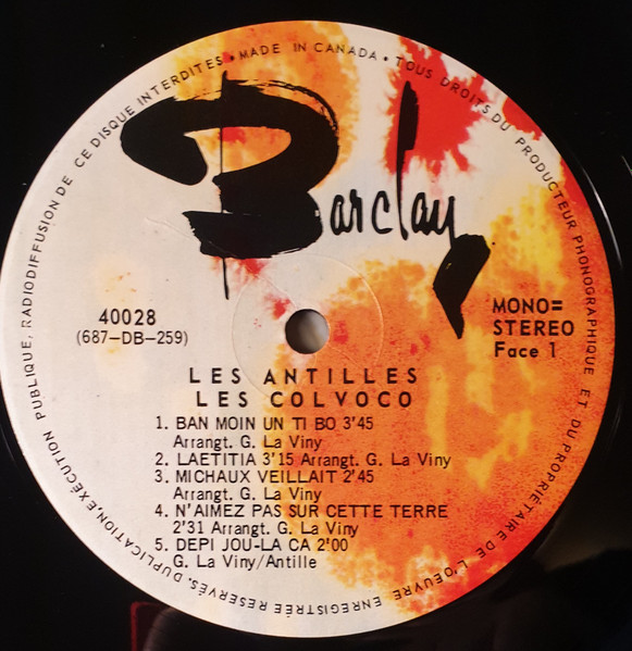 Les Colvoco - Les Antilles | Barclay (40028) - 3 Les Colvoco - Les Antilles | Barclay (40028) - 3