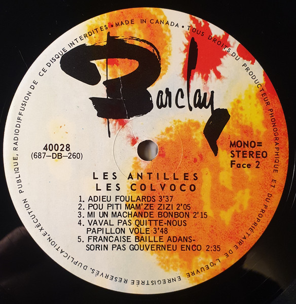 Les Colvoco - Les Antilles | Barclay (40028) - 4 Les Colvoco - Les Antilles | Barclay (40028) - 4