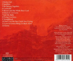 Rickie Lee Jones - Live At Red Rocks | Artemis Records (ATM 505359 2) - 2