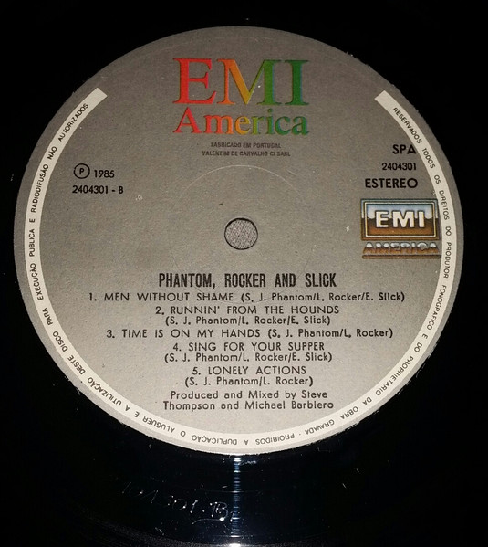 Phantom, Rocker & Slick - Phantom, Rocker & Slick | EMI America (2404301) - 4