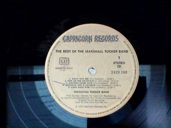 The Marshall Tucker Band - The Best Of The Marshall Tucker Band | Capricorn Records (2429 190) - 3 The Marshall Tucker Band - The Best Of The Marshall Tucker Band | Capricorn Records (2429 190) - 3
