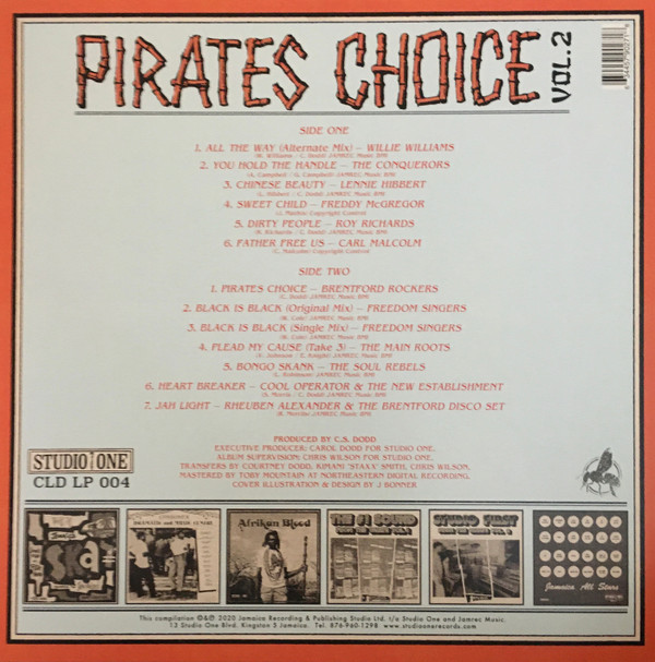 Various - Pirates Choice Vol. 2 | Studio One (CLD-LP 004) - 2 Various - Pirates Choice Vol. 2 | Studio One (CLD-LP 004) - 2