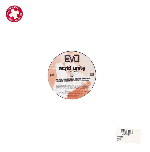 Acrid Unity - Titanica | Evo Records (EVO 001-1) - 2