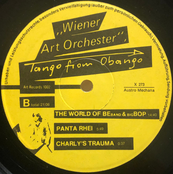 Vienna Art Orchestra - Tango From Obango | Art Records (1002) - 4 Vienna Art Orchestra - Tango From Obango | Art Records (1002) - 4