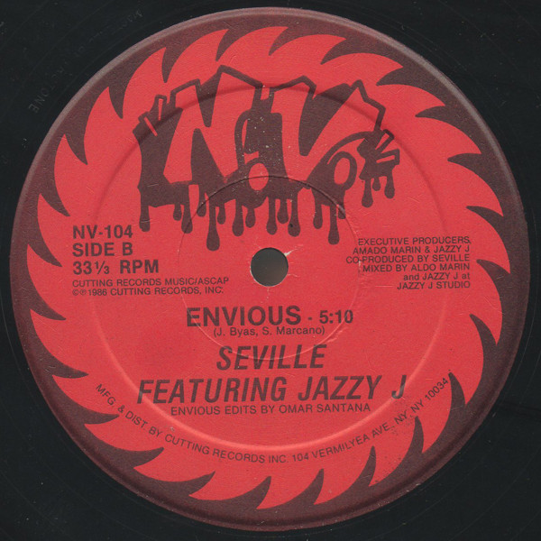 Seville Featuring Jazzy Jay - Envious | N.V. (NV-104) - 2