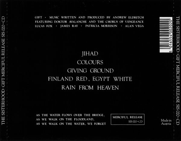 The Sisterhood - Gift | Merciful Release (SIS 020-CD) - 2 The Sisterhood - Gift | Merciful Release (SIS 020-CD) - 2