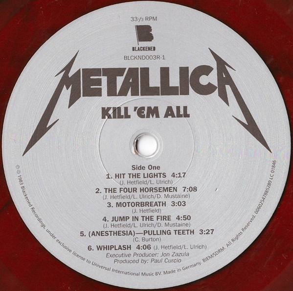 Metallica - Kill 'Em All | Blackened (BLCKND003R-1U) - 3