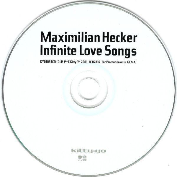Maximilian Hecker - Infinite Love Songs | Kitty-Yo (KY01053CD) - 3