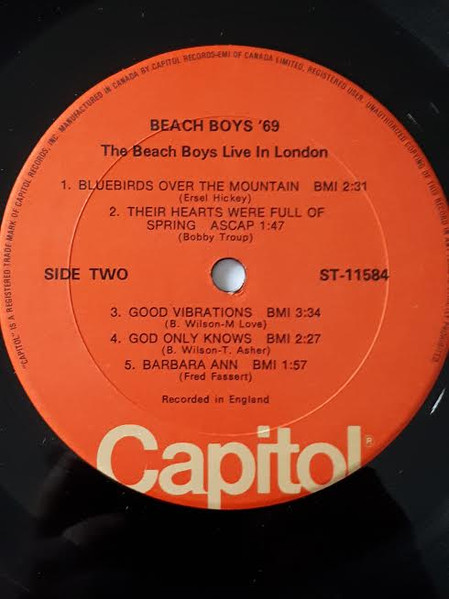 The Beach Boys - Beach Boys '69 | Capitol Records (ST-11584) - 4