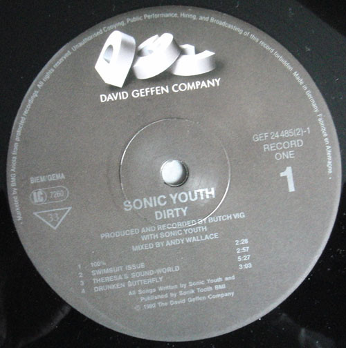 Sonic Youth - Dirty | DGC (GEF24485(2)) - 3
