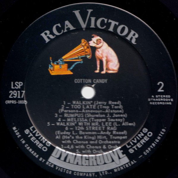 Al Hirt - Cotton Candy | RCA Victor (LSP-2917) - 4