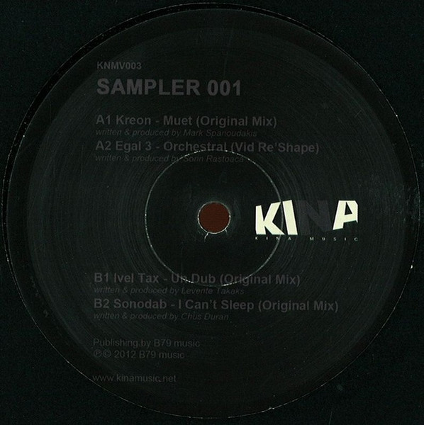 Various - Sampler 001 | Kina Music (KNMV003) - main Various - Sampler 001 | Kina Music (KNMV003) - main