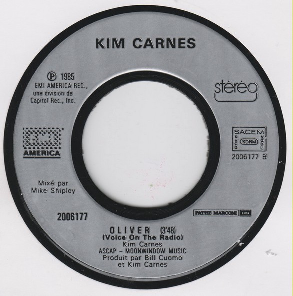 Kim Carnes - Crazy In The Night (Barking At Airplanes) | EMI America (2006177) - 4
