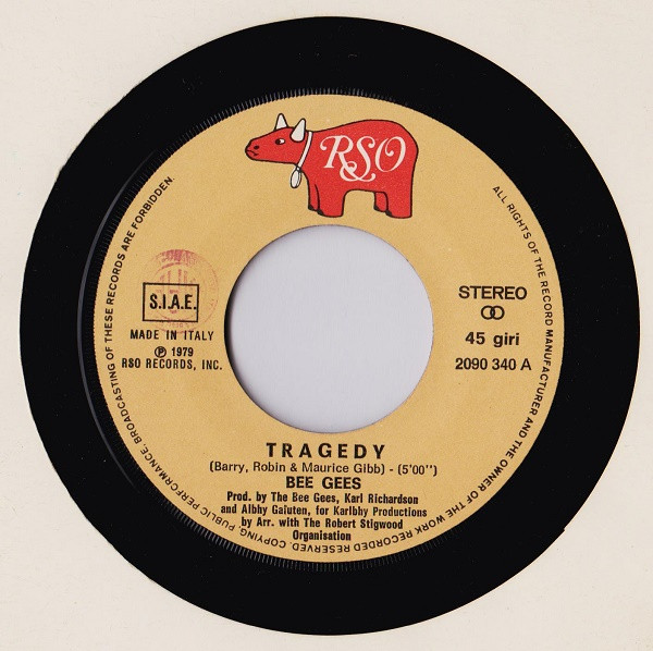Bee Gees - Tragedy / Until | RSO (2090 340) - 3