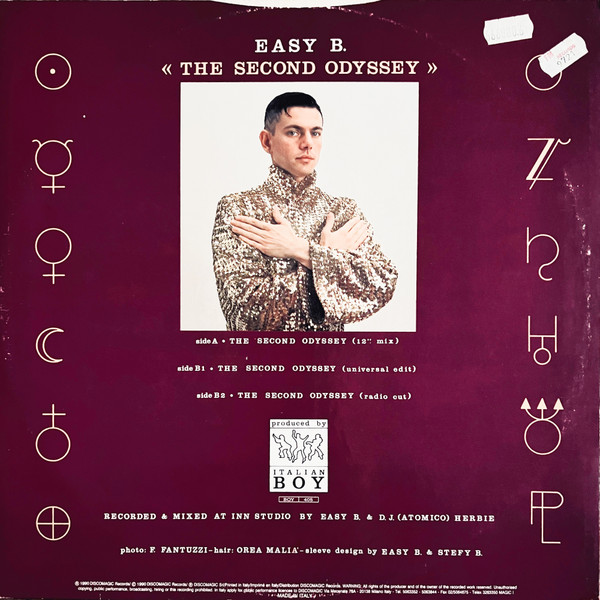 Easy B - The Second Odyssey | Italian Boy (BOY 405) - 2