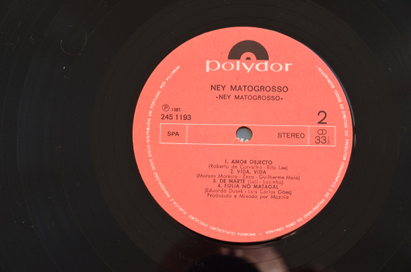 Ney Matogrosso - Ney Matogrosso | Ariola (2451 193) - 2