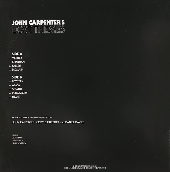 John Carpenter - John Carpenter's Lost Themes | Sacred Bones Records (SBR123) - 3